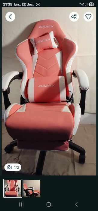 Scaun de birou roz pt fetite 500 lei cu vibratii