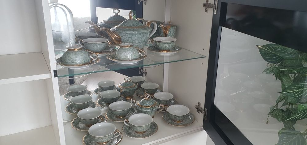 Vand set portelan aurit