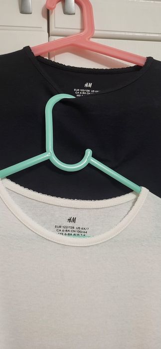 Set de 2 bluze cu picouri H&M copii
Bluze din jerseu moale de bumbac,