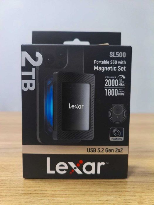 Портативный Portable SSD Lexar SL500M Magnetic-Set 2TB