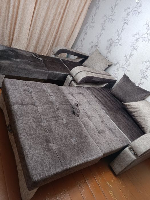 Диван + кресло ( все раскладывается)