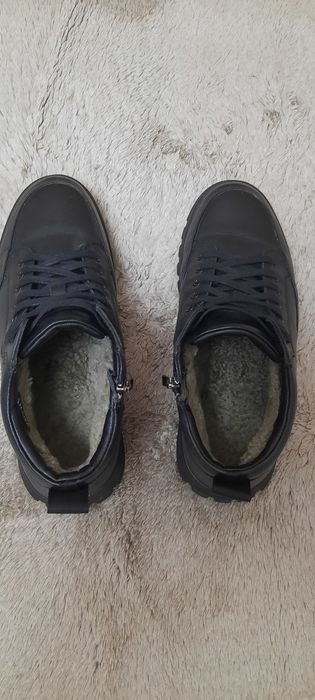 Зимняя обувь кожаная