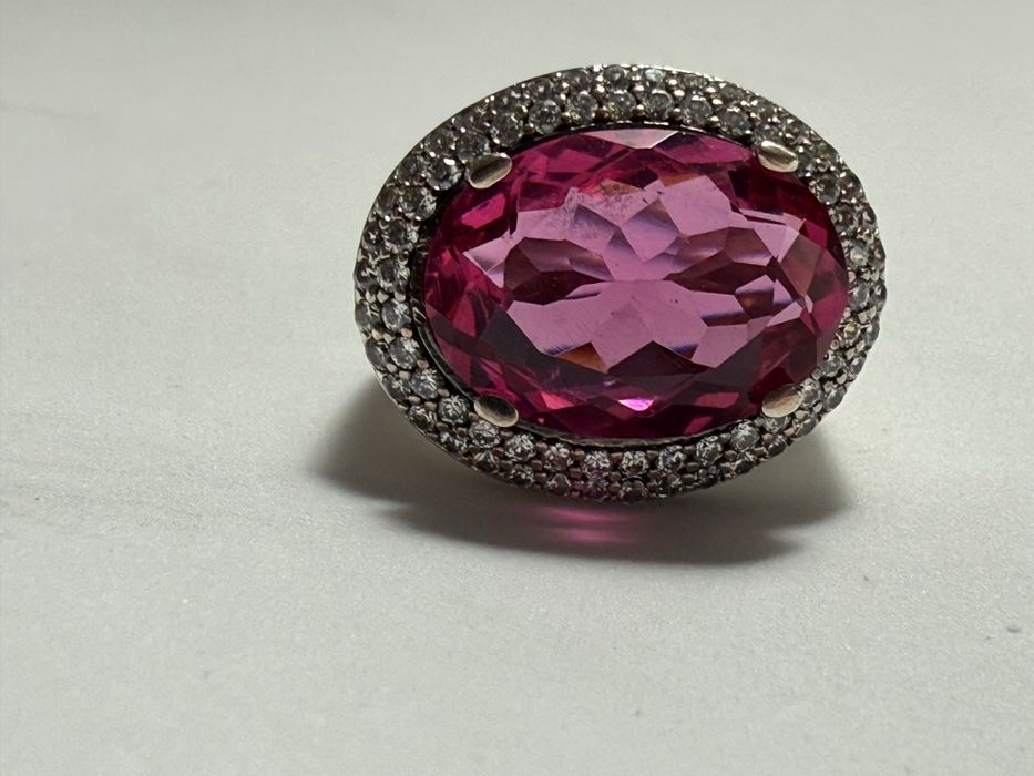 Inel superb din Argint 925 cu Spinel Roz