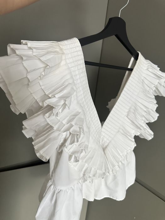 Бял топ Zara collection dutti pinko karma nikole evis