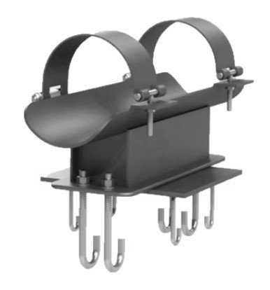 Направляющие подвижные опоры, Directing movable supports, 导向滑动支座