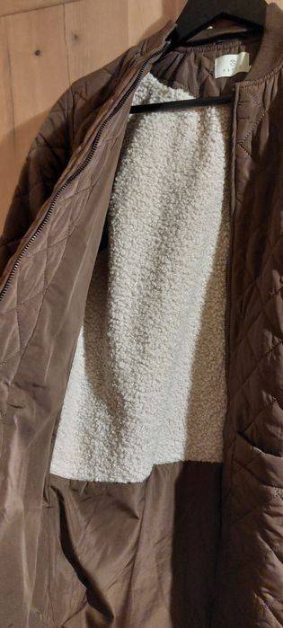 Geaca lunga ciocolatie