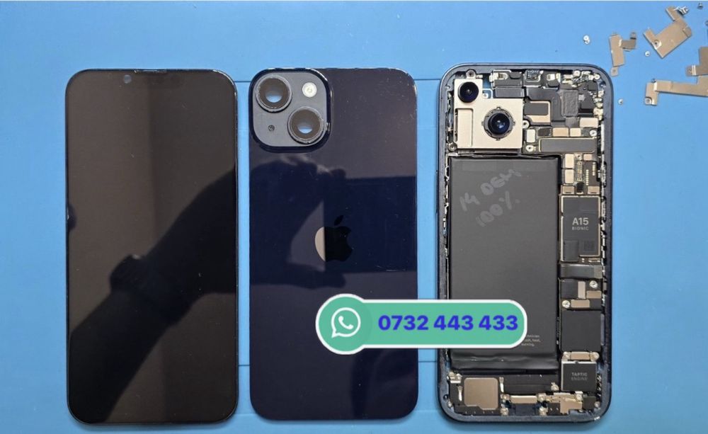 iPhone 14 -Piese- Display - Capac - Baterie - Ramă ORIGINALE