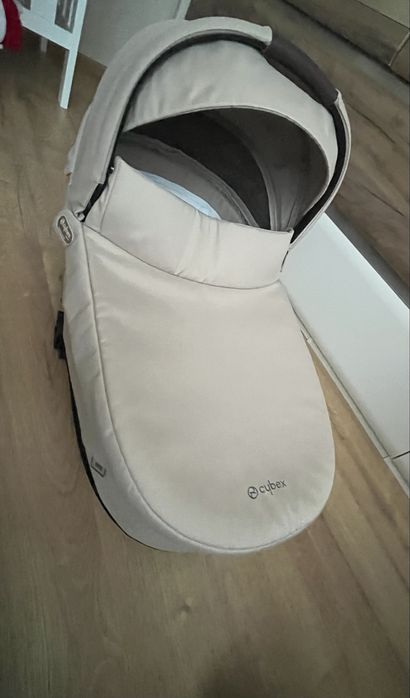 Кош за новородено cybex cot s lus almond beide