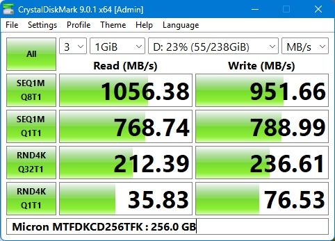 external m.2 ssd 256GB