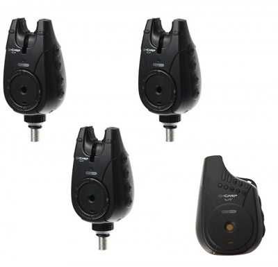 Комплект сигнализатори за шаран Carp Pro D-Carp WT Bite Alarm Set 3+1, 4+1