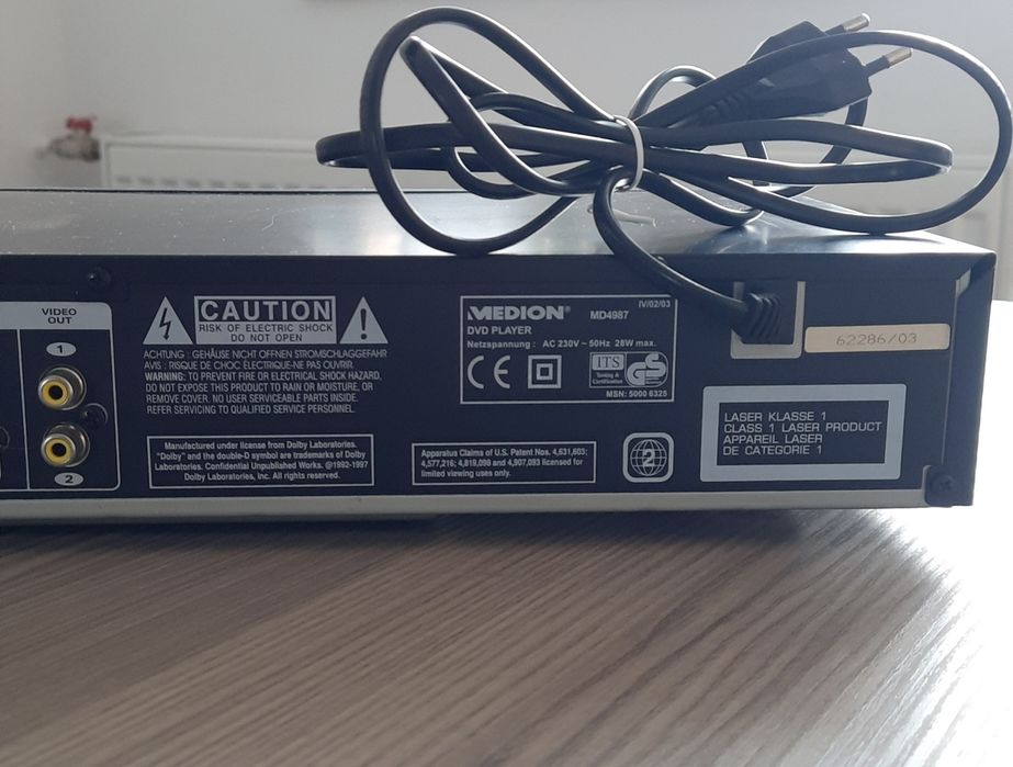 DVD, CD, MP3 Dolby Digital Medion MD4987
