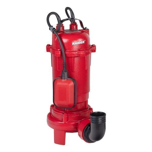 Потопяема помпа за мръсна вода 1100w 1" 230 л/мин 9 м raider rd-cawp55