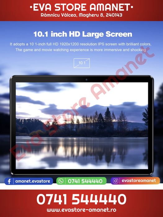 Tableta PC Pritom M10 10” 64GB 2GB RAM Bluetooth 5000mAh Android