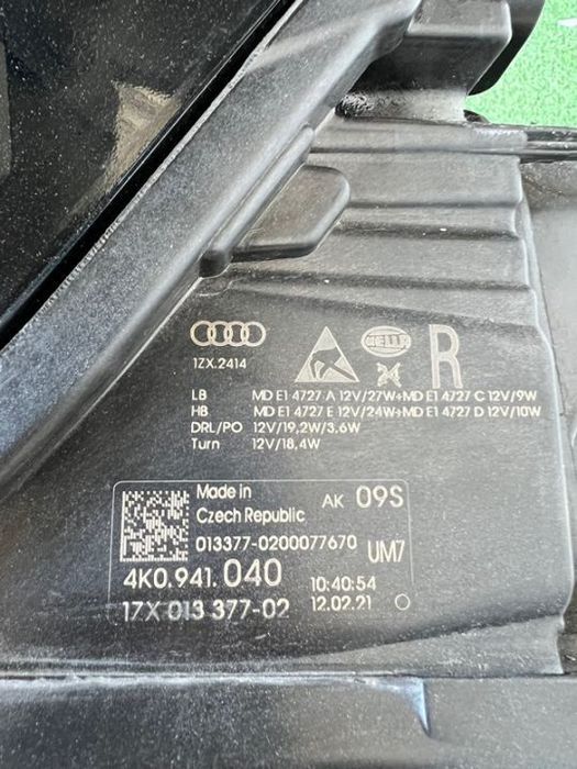 far dreapta audi a6 c8 matrix full led 2019-2021