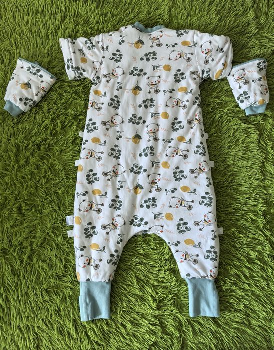 Нови бебешки спални чувалчета със свалящи се ръкави с цип!