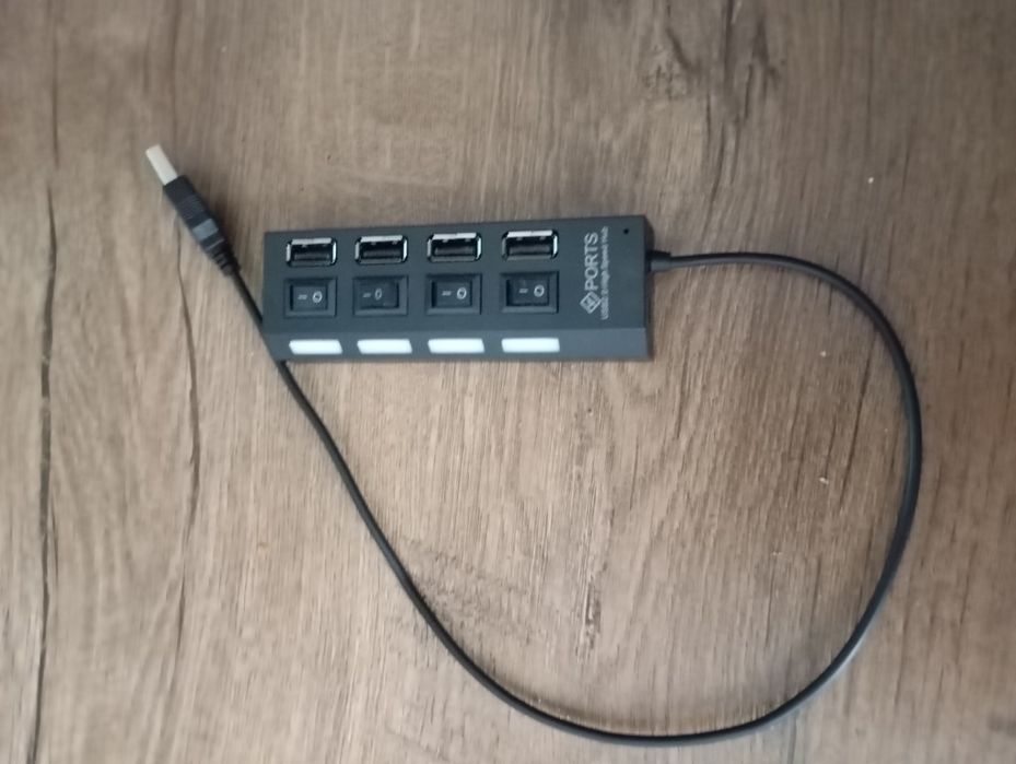 Prelungitor USB 4 porturi, led