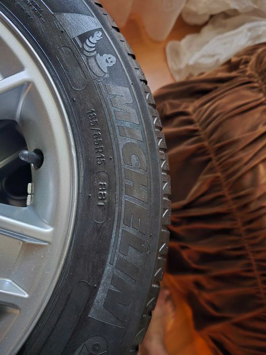 Jante aliaj R15 si anvelope Michelin, Logan, Mcv, Sandero, Lodgy, Doke