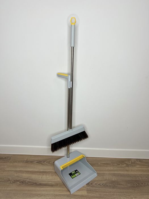 Веник с совком на длинной ручке щетка
