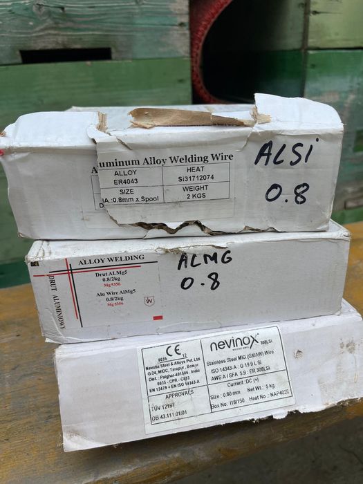 Sârmă sudură 0.8 aluminiu,inox