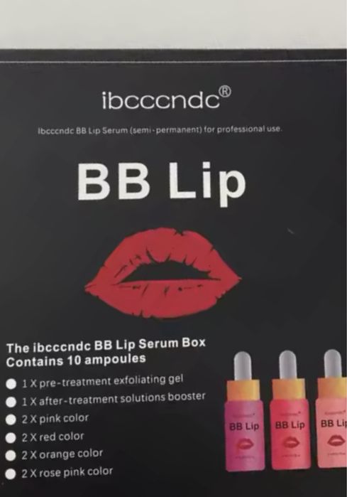 BB Lips Ampoule Serum Starter Set – Комплект за BB Lips (полуперманентно оцветяване на устни) бб липс