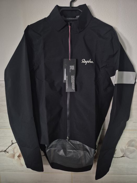 Rapha Core Rain Jacket S – Geacă impermeabilă ciclism, neagră, nouă