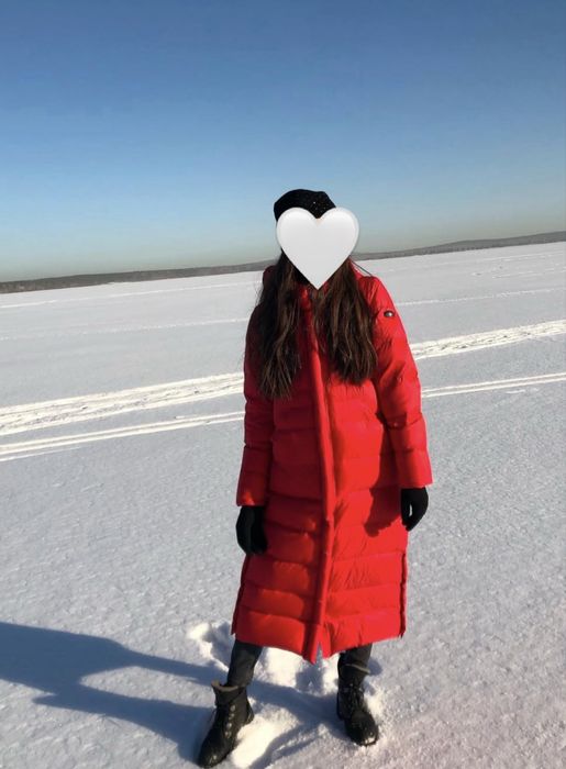 Длинная зимняя куртка