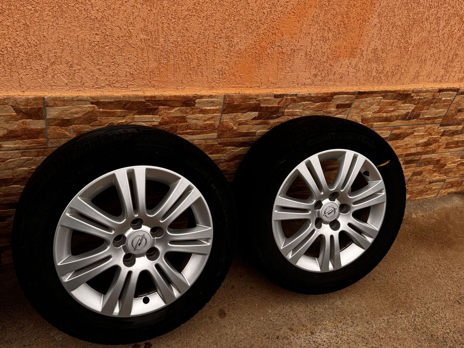 Jante aliaj Opel +cauciucuri vara /205/55 R16/Astra/Zafira/