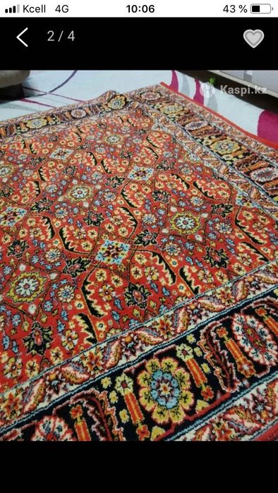 Ковёр советский шерстяной