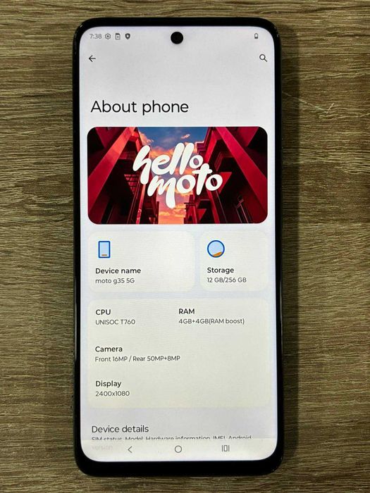 Мобилен телефон Motorola G35 5G
