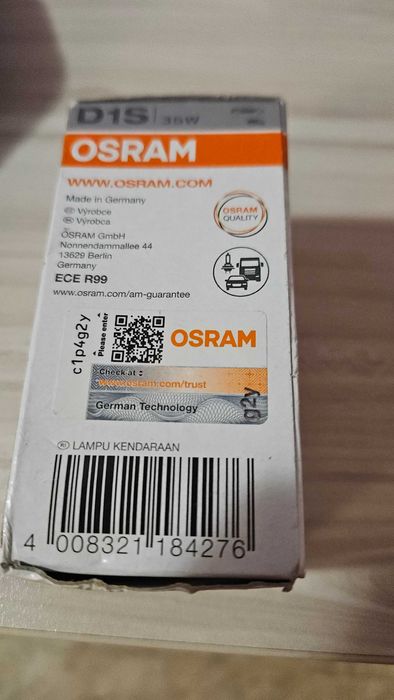 Крушка D1S 35W Osram Xenarc Original