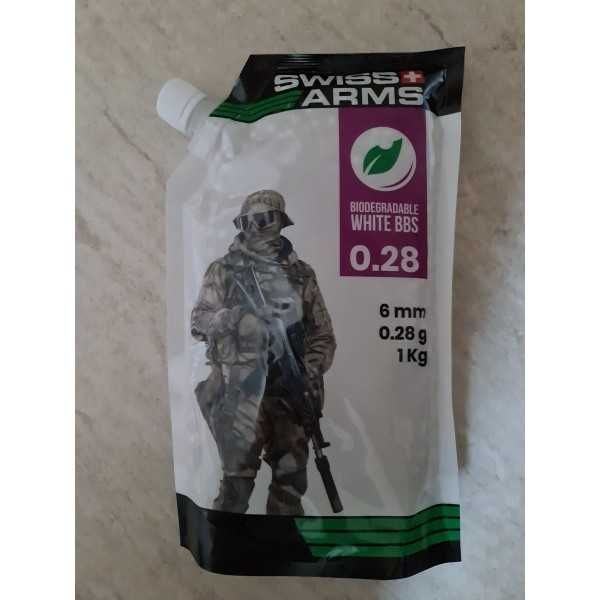 Bile airsoft teflon Swiss Arms Bio 0.28 gr /3600 buc