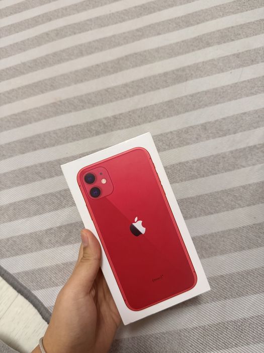 Iphone 11 в красном цвете 128гб