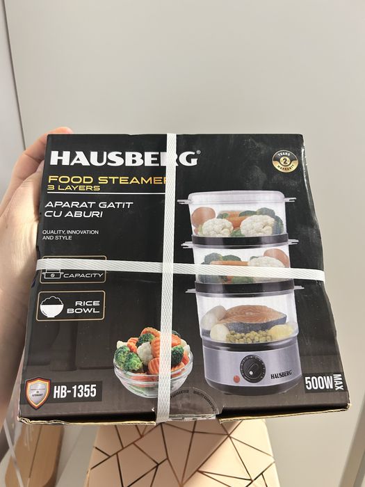 Aparat gatit cu aburi HB-1355 Hausberg