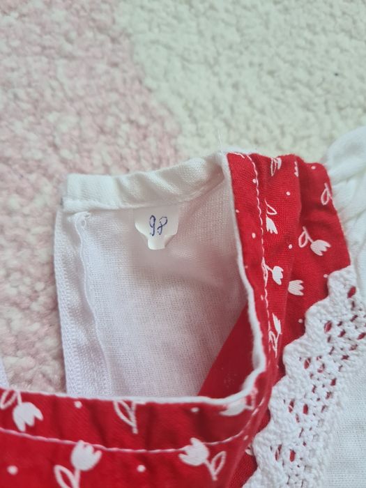 Set rochita din in și bolero 3 ani, 98 cm