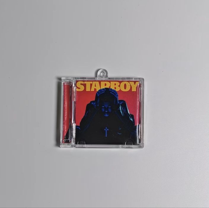 Мини ретро CD, The weeknd брелок