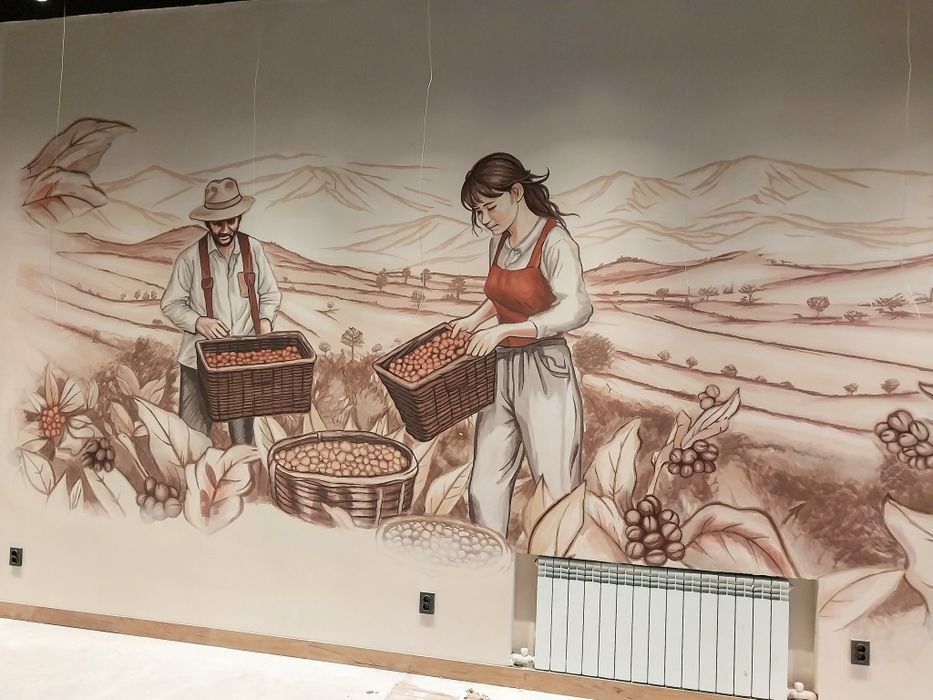 Роспись стен, художественное оформление