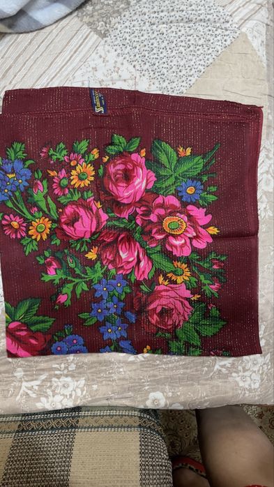 Шарф и платок шерстянной