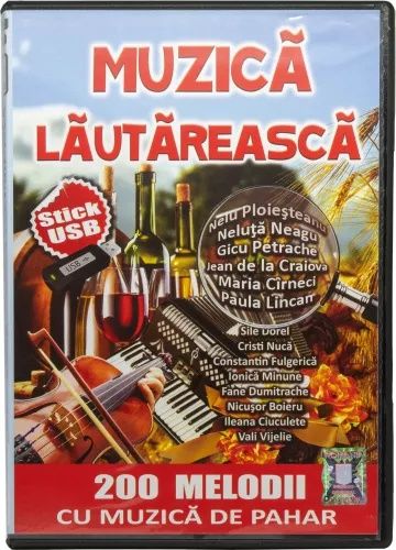 Stick USB cu Muzică- DVD-uri de  Petrecere 200 de melodii Vânzare
