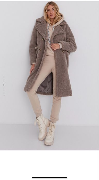 Палто teddy , дълго