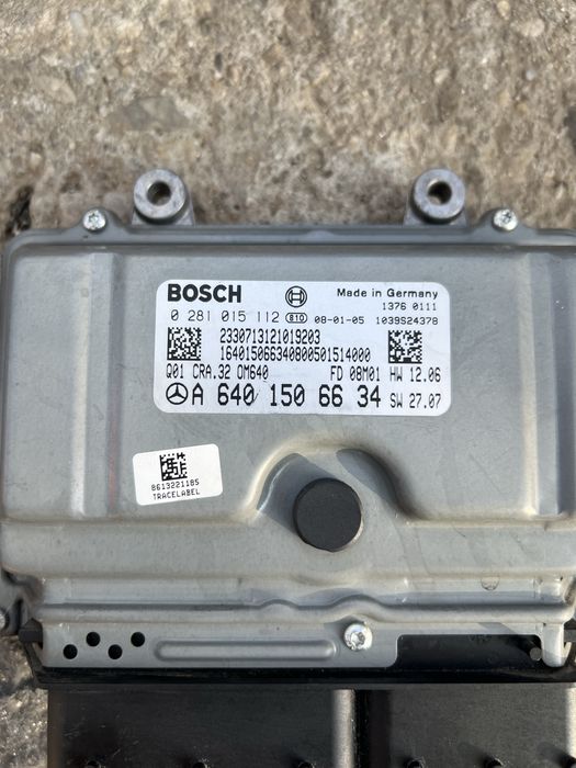 Calculator Motor ECU | Mercedes A Class W169 A160 CDI OM640 2.0 Diesel | A6401506634 / A6401503234 | Injectoare Modul Kit Pornire Pompa Injectie