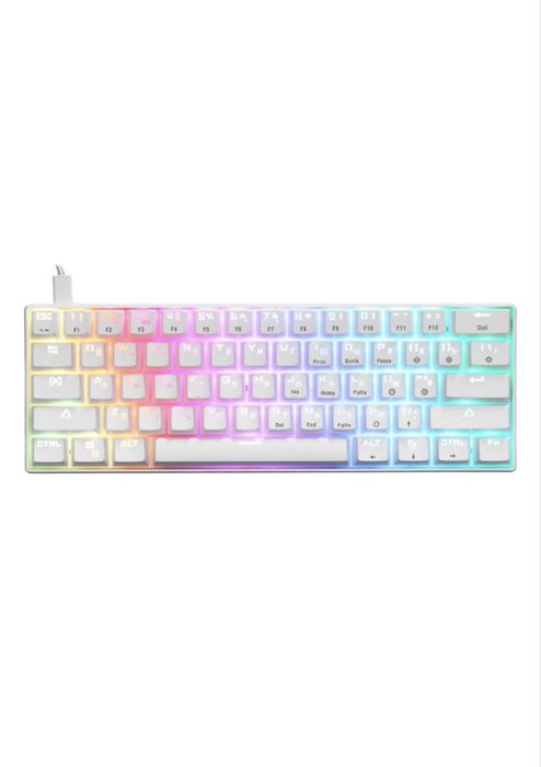 Клавиатура 60% DEXP Tango RGB белая