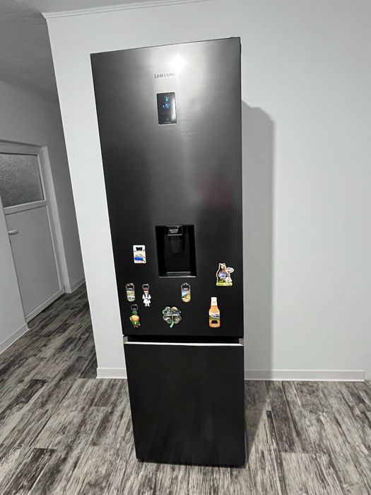 Combina frigorifica Samsung Total No Frost, Clasa E, Dark Inox
