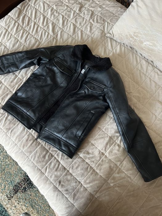 Кожаная куртка демисезон