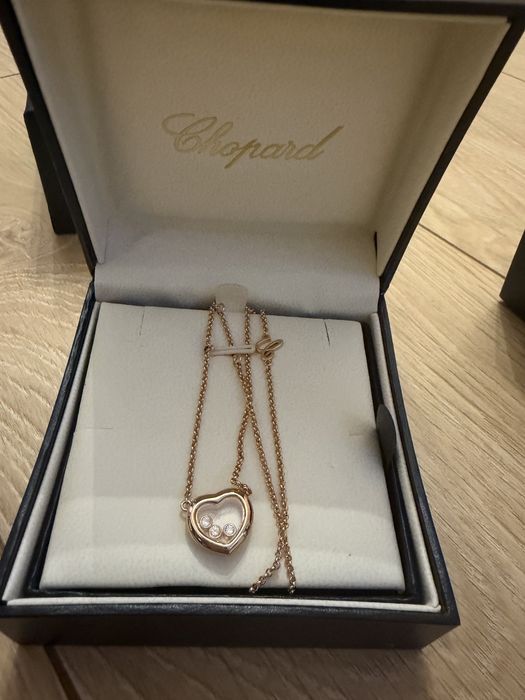 Колие Happy hearts chopard ново