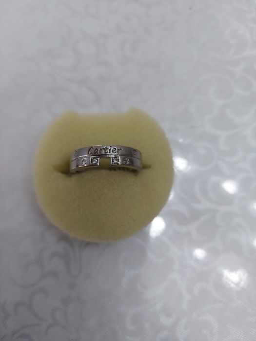 Кольцо серебро "Картиер"