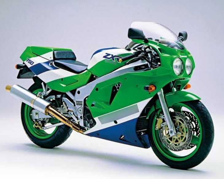 Стикери Kawasaki ZXR 750 1989г.-1994г. лепенки кавазаки зхр zx-7