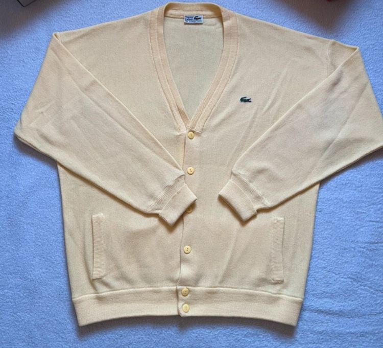 Pullover Cardigan Lacoste Lemon