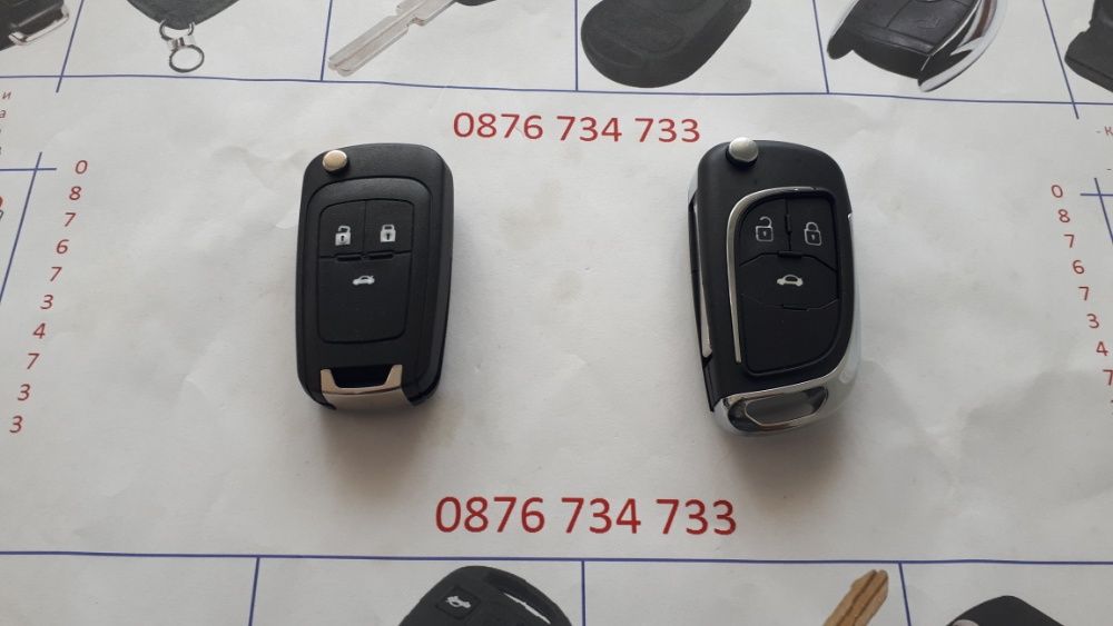 Модифициращи Кутийки за ключ на Опел с 2 или 3 бутона