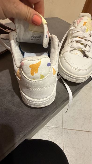Оригинални бели маратонки с цветни краски - Аdidas Originals NY 90