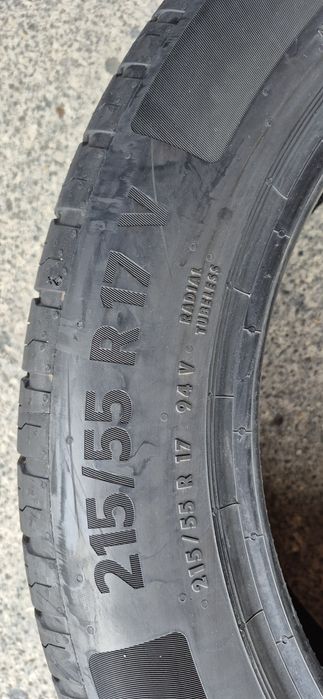 4 anvelope vara ca noi Continental 215/55/17,dot 2023.Pretul este pe bucata.